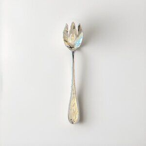 TEMP-TATIONS Stainless OLD WORLD FLORAL Cold‎ Meat Fork Round Tip